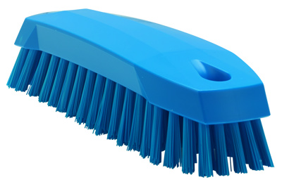 VIKAN WERKBORSTEL MEDIUM BLAUW 17CM
