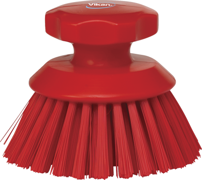 VIKAN WERKBORSTEL ROND HARD ROOD