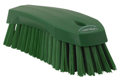 VIKAN HANDSCHUURBORSTEL HARD GROEN 20,5CM