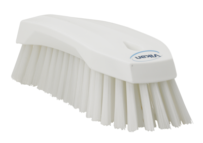 VIKAN HANDSCHUURBORSTEL HARD WIT 20,5CM