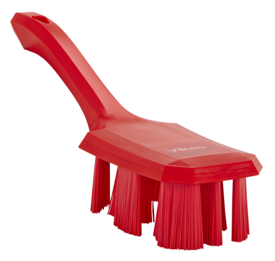 VIKAN HANDBORSTEL HARD UST ROOD 26CM