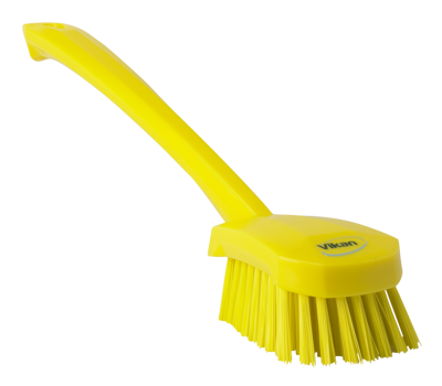 VIKAN HANDBORSTEL HARD GEEL 41,5CM