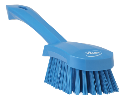 VIKAN HANDBORSTEL HARD BLAUW 27CM