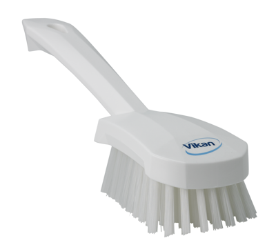 VIKAN HANDBORSTEL HARD WIT 27CM