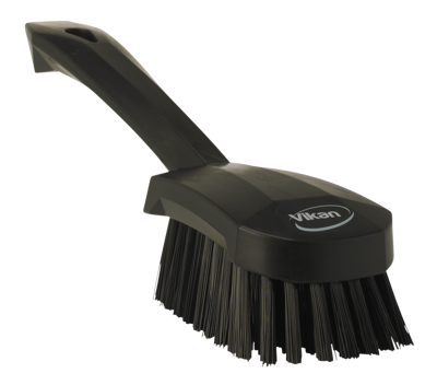 VIKAN HANDBORSTEL HARD ZWART 27CM