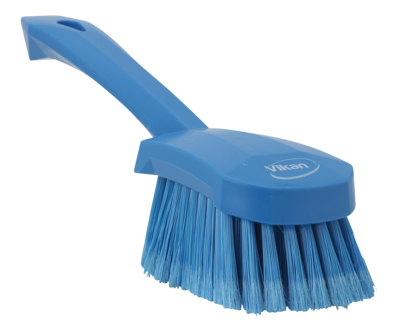 VIKAN HANDBORSTEL ZACHT BLAUW 27CM