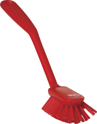 VIKAN AFWASBORSTEL MEDIUM ROOD 28CM