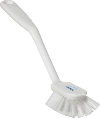 VIKAN AFWASBORSTEL MEDIUM WIT 28CM