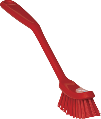 VIKAN AFWASBORSTEL MEDIUM ROOD 29CM