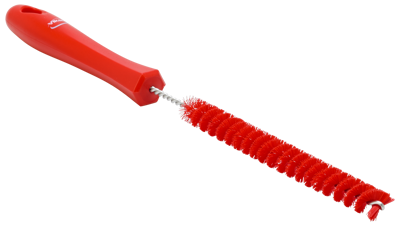 VIKAN AFVOERBORSTEL MEDIUM ROOD 15MM