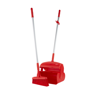 VIKAN VUILBLIKSET MET BORSTEL ROOD