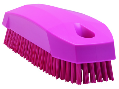VIKAN NAGELBORSTEL HARD ROSE 11,5CM