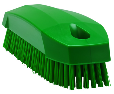 VIKAN NAGELBORSTEL HARD GROEN 13CM