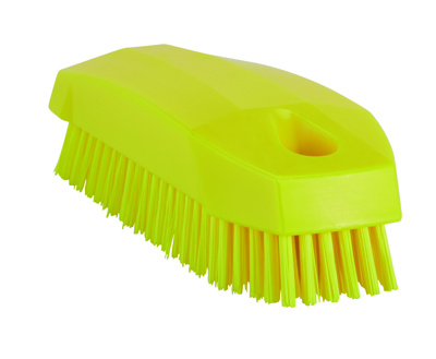 VIKAN NAGELBORSTEL HARD GEEL 11,5CM