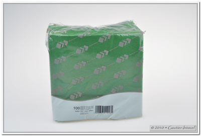 SERVETTEN 33*33 GROEN 2L 20*100ST