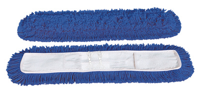 ACRYL FRANJEMOP BLAUW 110CM