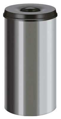 PAPIERBAK VLAMDOVEND RVS 50L