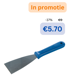 GRATTOIR EN INOX 6CM