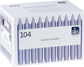 KAARS WIT 2,2*18CM 104ST