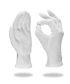 GANTS TRICOT SPECIAL BLANC 10 12PRS