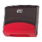 TORK FOLDED WIPER DISPENSER RED / SMOKE