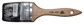 VERFBORSTEL PLATTE STEEL 2,5"