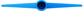 VIKAN VLOERSCHRAPER BLAUW RVS BLAD 26CM