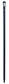 VIKAN STEEL ULTRA HYGIENE ZWART 130CM