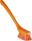 VIKAN SMALLE HANDBORSTEL HARD ORANJE 42CM