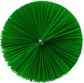 VIKAN BUIZENBORSTEL MEDIUM GROEN 60MM