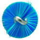 VIKAN AFVOERBORSTEL MEDIUM BLAUW 15MM
