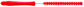 VIKAN AFVOERBORSTEL MEDIUM ROOD 15MM