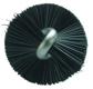 VIKAN AFVOERBORSTEL MEDIUM ZWART 15MM