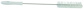 VIKAN FLESSENBORSTEL HARD WIT 40MM