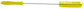VIKAN BROSSE BOUTEILLE DURE JAUNE 40MM