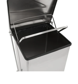 POUBELLE A PEDALE INOX 45LTS